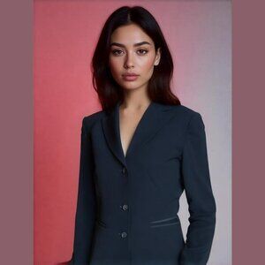 Beecher Brook Petite Black Formal Jacket/Blazer - Size 4